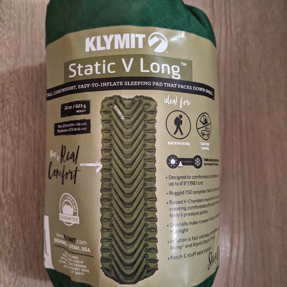 Klymit V Long sleeping pad